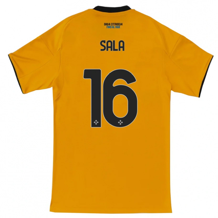 Danxen Damen Mattia Sala #16 Orange Blau Auswärtstrikot Trikot 2025/26 T-Shirt Österreich