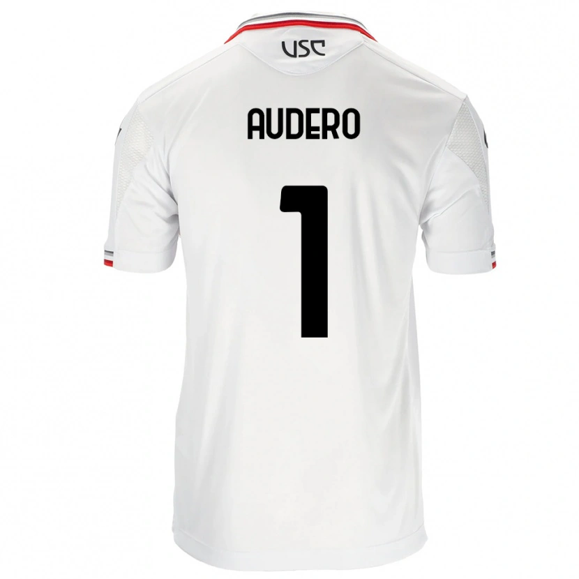 Danxen Damen Emil Audero #1 Weiß Rot Auswärtstrikot Trikot 2025/26 T-Shirt Österreich