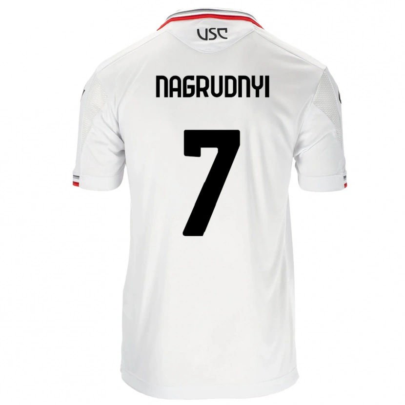 Danxen Damen Vladyslav Nagrudnyi #7 Weiß Rot Auswärtstrikot Trikot 2025/26 T-Shirt Österreich