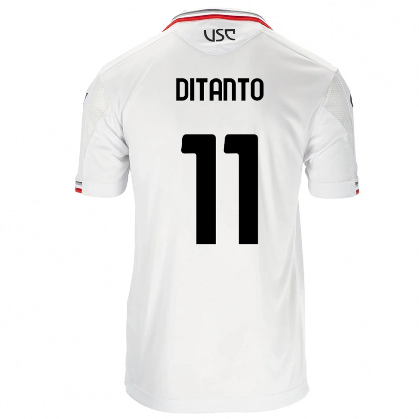 Danxen Damen Tiziano Ditanto #11 Weiß Rot Auswärtstrikot Trikot 2025/26 T-Shirt Österreich