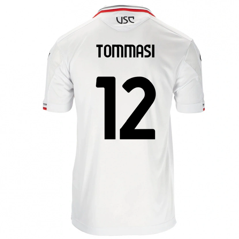Danxen Damen Francesco Tommasi #12 Weiß Rot Auswärtstrikot Trikot 2025/26 T-Shirt Österreich