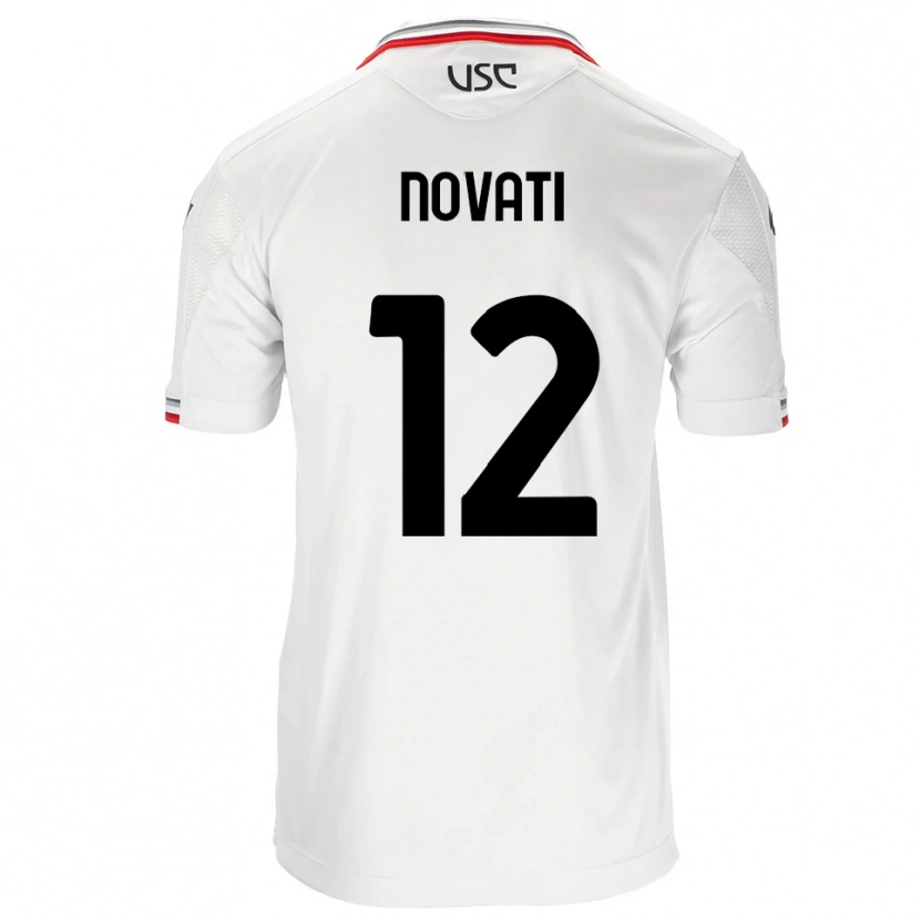 Danxen Damen Lorenzo Novati #12 Weiß Rot Auswärtstrikot Trikot 2025/26 T-Shirt Österreich