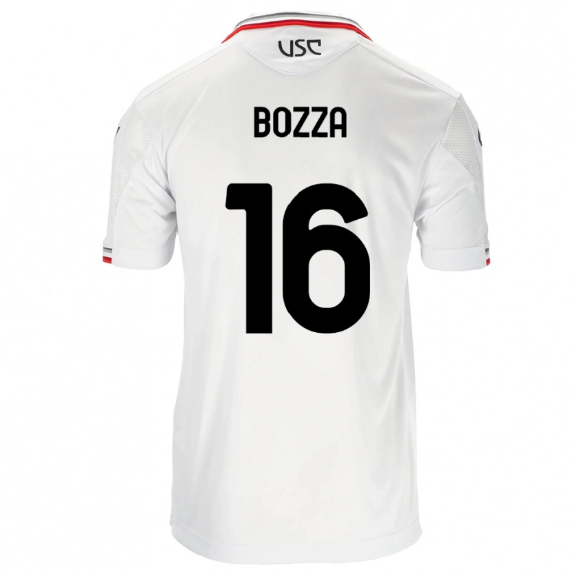 Danxen Damen Mattia Bozza #16 Weiß Rot Auswärtstrikot Trikot 2025/26 T-Shirt Österreich