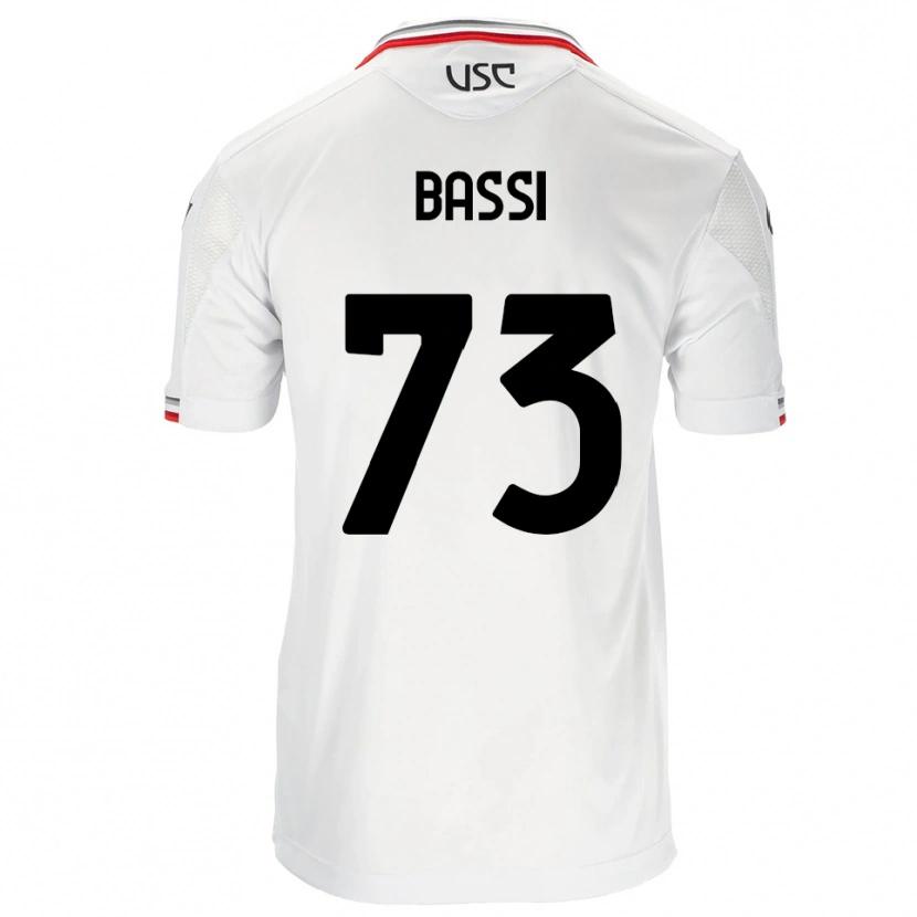 Danxen Damen Emanuele Bassi #73 Weiß Rot Auswärtstrikot Trikot 2025/26 T-Shirt Österreich
