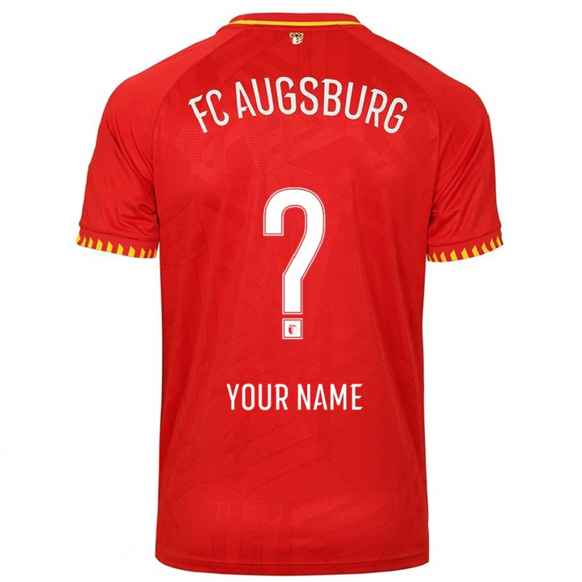 Danxen Damen Ihren Namen #0 Rot Gelb Auswärtstrikot Trikot 2025/26 T-Shirt Österreich