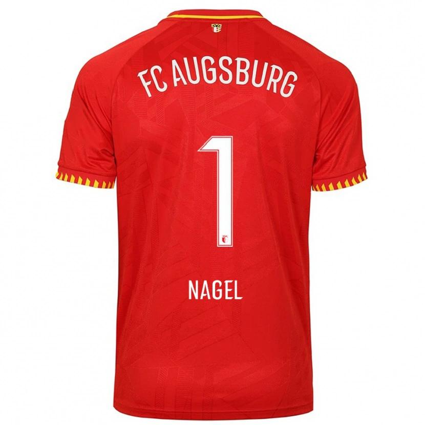 Danxen Damen Timo Nagel #1 Rot Gelb Auswärtstrikot Trikot 2025/26 T-Shirt Österreich