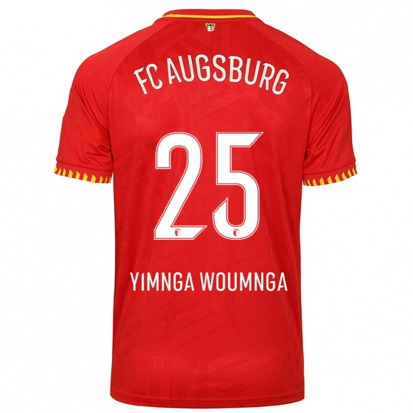 Danxen Damen Batkam Yimnga Woumnga #25 Rot Gelb Auswärtstrikot Trikot 2025/26 T-Shirt Österreich