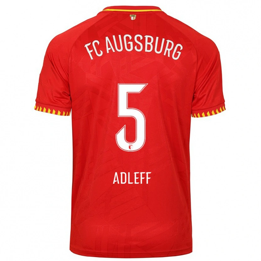 Danxen Damen Milo Adleff #5 Rot Gelb Auswärtstrikot Trikot 2025/26 T-Shirt Österreich