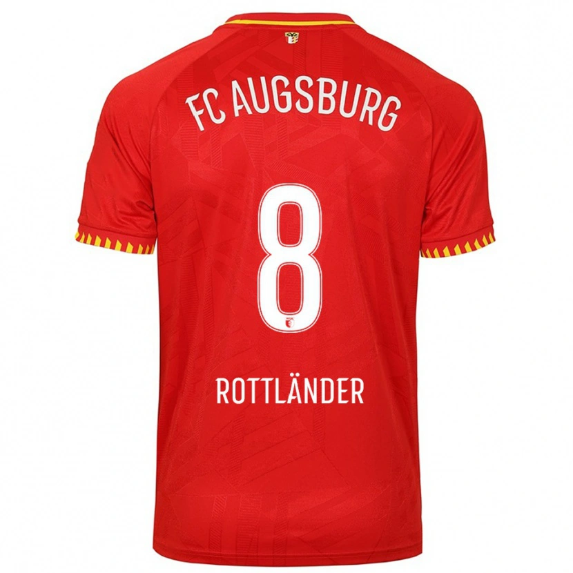 Danxen Damen Amelie Rottländer #8 Rot Gelb Auswärtstrikot Trikot 2025/26 T-Shirt Österreich