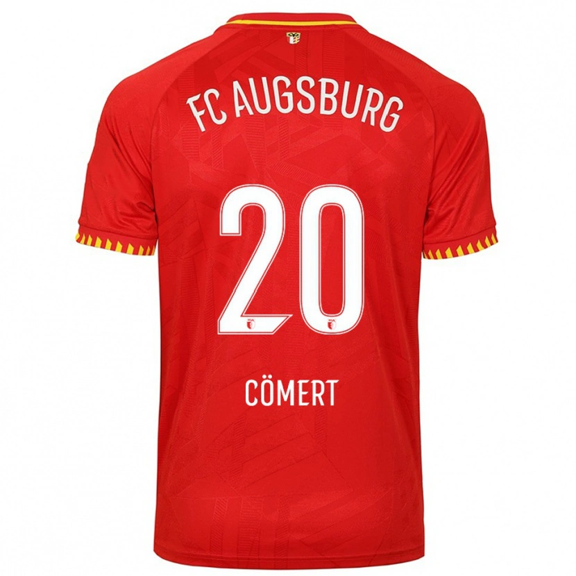 Danxen Damen Devin Cömert #20 Rot Gelb Auswärtstrikot Trikot 2025/26 T-Shirt Österreich