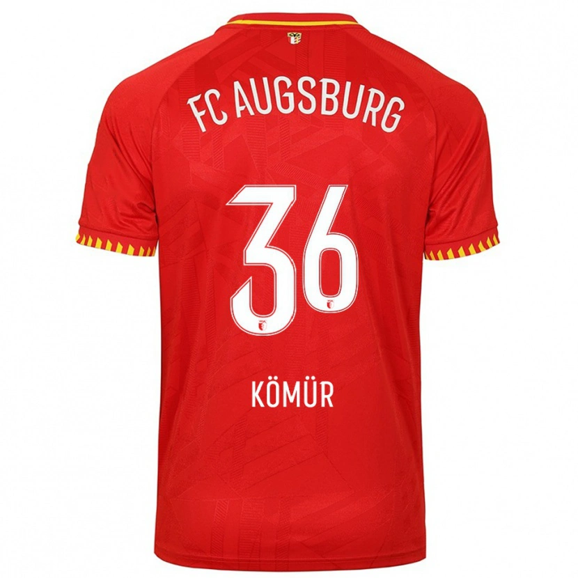 Danxen Damen Mert Kömür #36 Rot Gelb Auswärtstrikot Trikot 2025/26 T-Shirt Österreich