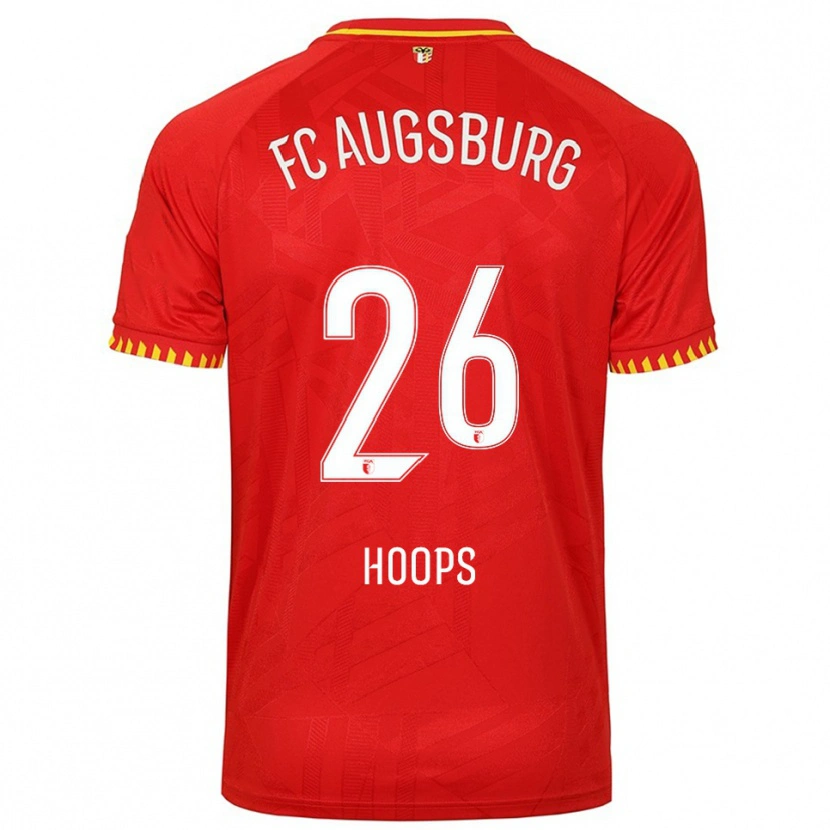 Danxen Damen Tim Hoops #26 Rot Gelb Auswärtstrikot Trikot 2025/26 T-Shirt Österreich