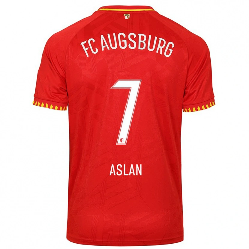 Danxen Damen Berkay Aslan #7 Rot Gelb Auswärtstrikot Trikot 2025/26 T-Shirt Österreich