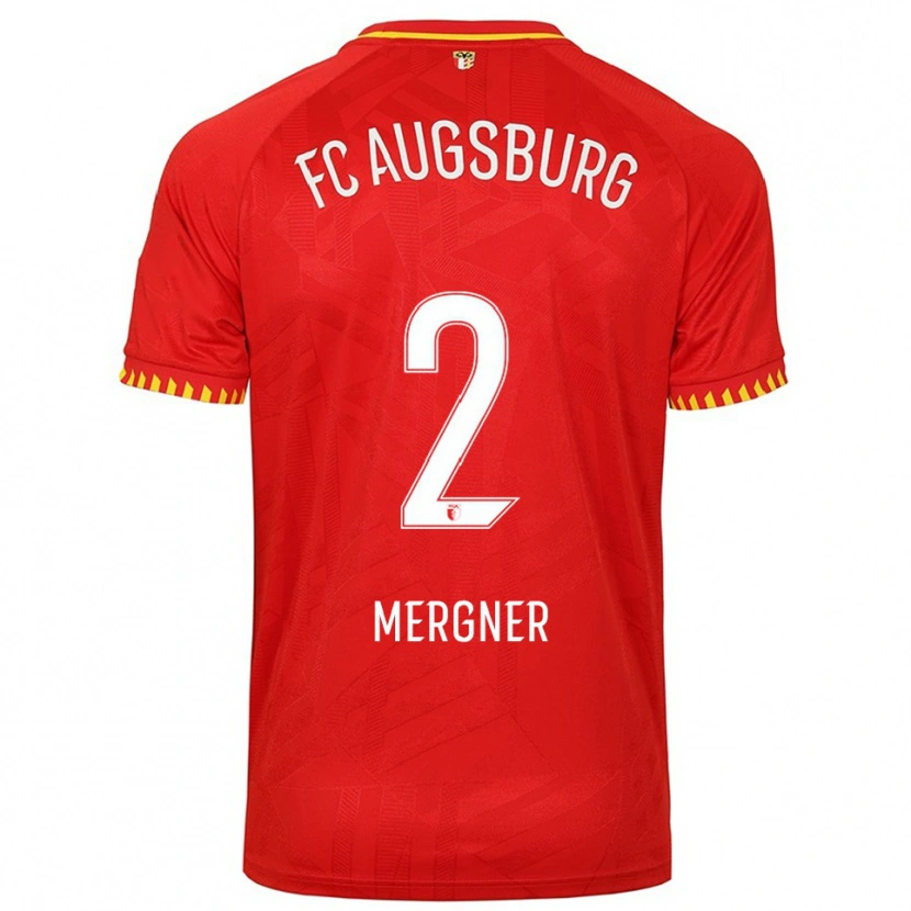 Danxen Damen Sandra Mergner #2 Rot Gelb Auswärtstrikot Trikot 2025/26 T-Shirt Österreich