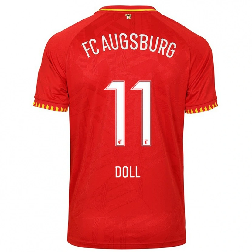 Danxen Damen Lena Doll #11 Rot Gelb Auswärtstrikot Trikot 2025/26 T-Shirt Österreich