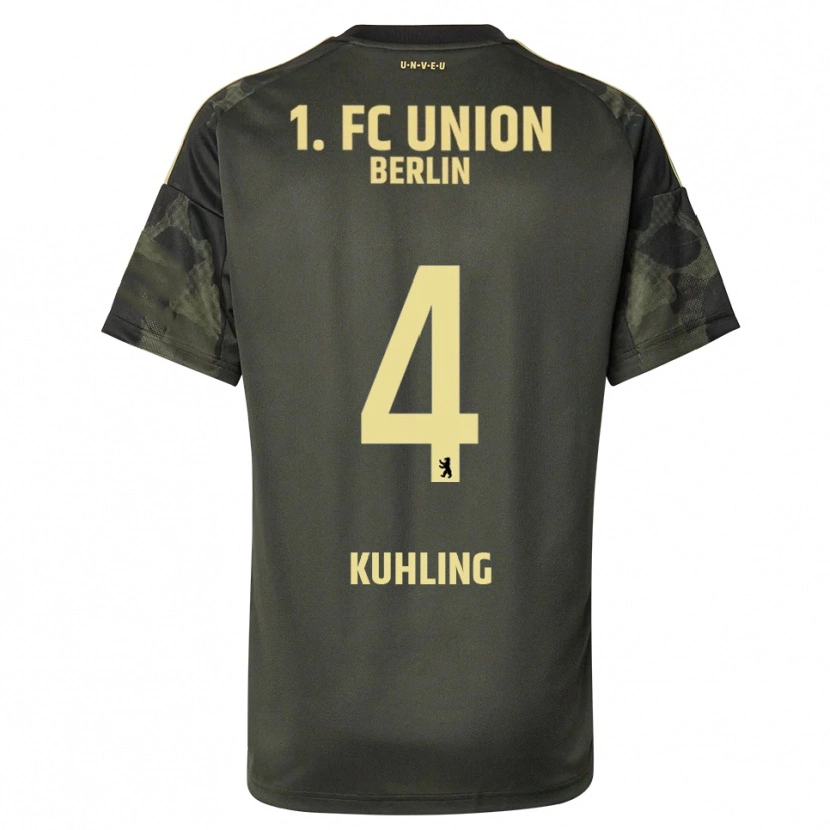 Danxen Damen Ole Kühling #4 Dunkelgrün Schwarz Auswärtstrikot Trikot 2025/26 T-Shirt Österreich