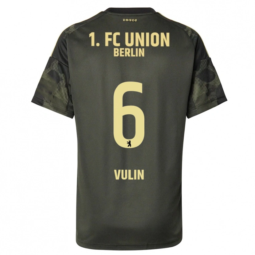 Danxen Damen Luka Vulin #6 Dunkelgrün Schwarz Auswärtstrikot Trikot 2025/26 T-Shirt Österreich