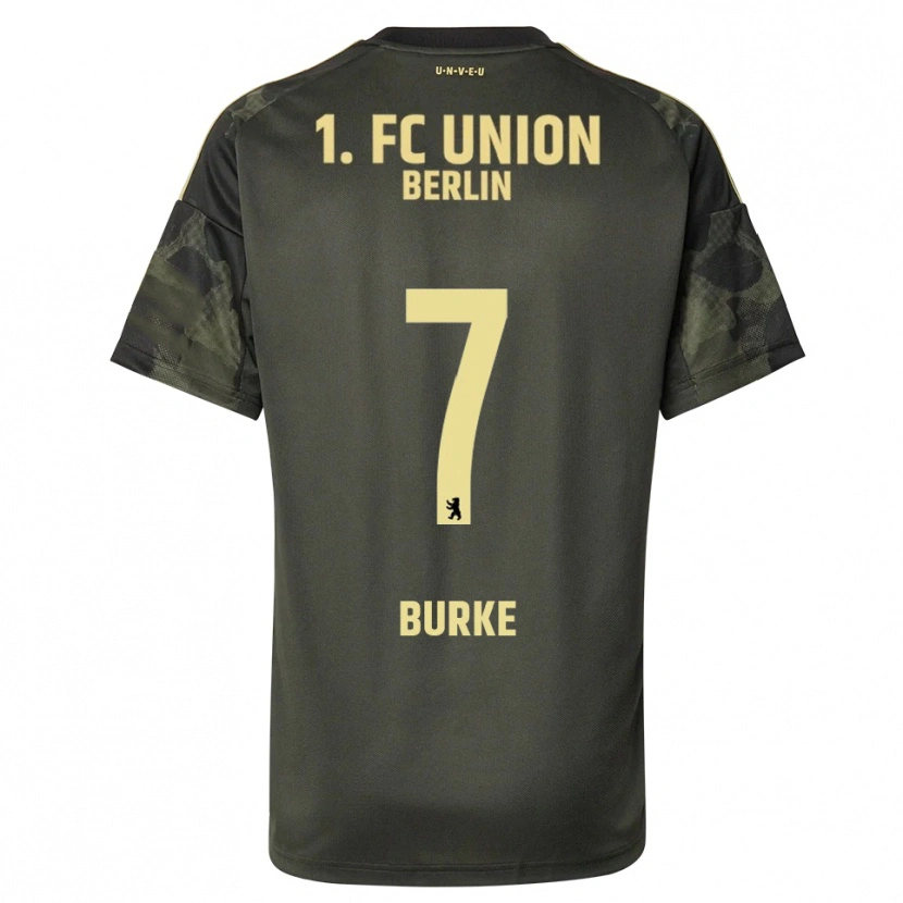 Danxen Damen Oliver Burke #7 Dunkelgrün Schwarz Auswärtstrikot Trikot 2025/26 T-Shirt Österreich