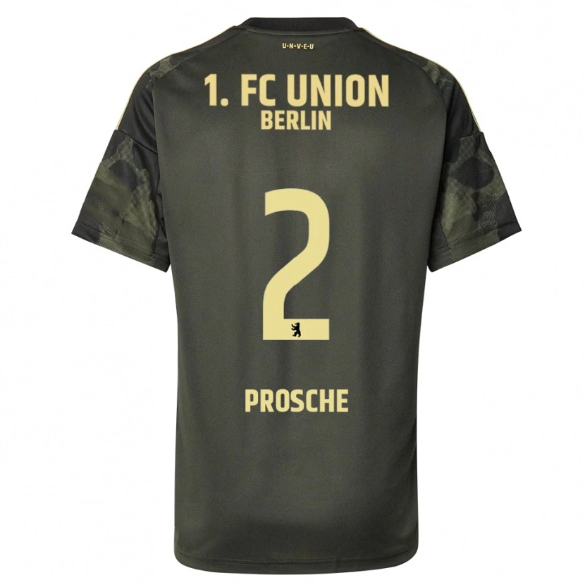 Danxen Damen Leon Prosche #2 Dunkelgrün Schwarz Auswärtstrikot Trikot 2025/26 T-Shirt Österreich
