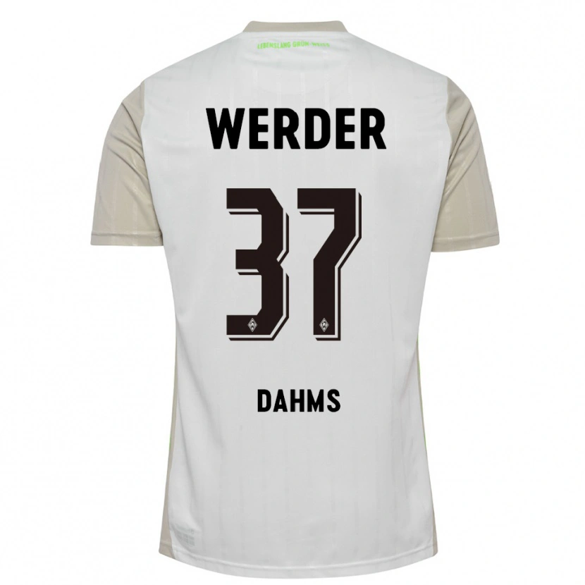 Danxen Damen Lena Dahms #37 Weiß Schwarz Auswärtstrikot Trikot 2025/26 T-Shirt Österreich