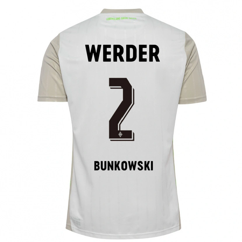 Danxen Damen Paul Bunkowski #2 Weiß Schwarz Auswärtstrikot Trikot 2025/26 T-Shirt Österreich