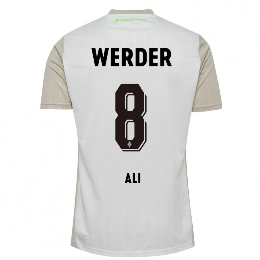 Danxen Damen Rumat Ali #8 Weiß Schwarz Auswärtstrikot Trikot 2025/26 T-Shirt Österreich