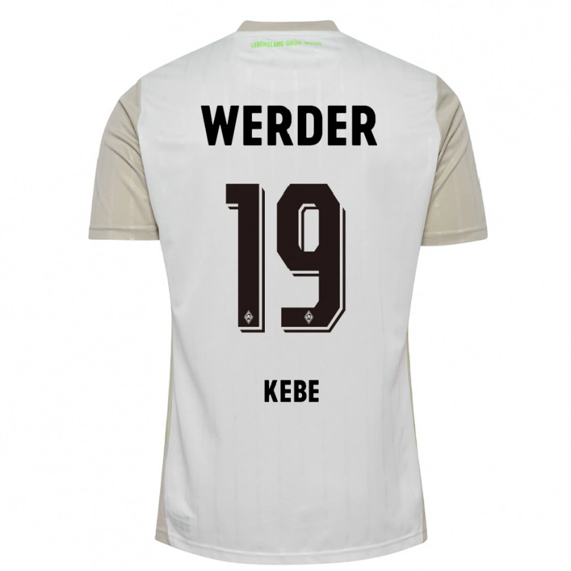 Danxen Damen David Kébé #19 Weiß Schwarz Auswärtstrikot Trikot 2025/26 T-Shirt Österreich