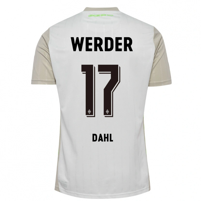 Danxen Damen Amira Dahl #17 Weiß Schwarz Auswärtstrikot Trikot 2025/26 T-Shirt Österreich