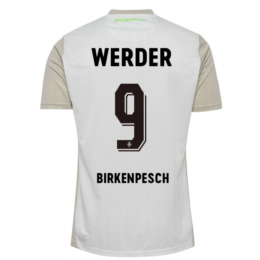 Danxen Damen Noah Birkenpesch #9 Weiß Schwarz Auswärtstrikot Trikot 2025/26 T-Shirt Österreich