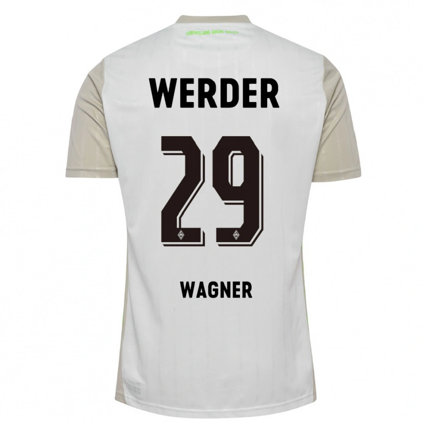 Danxen Damen Paul Wagner #29 Weiß Schwarz Auswärtstrikot Trikot 2025/26 T-Shirt Österreich