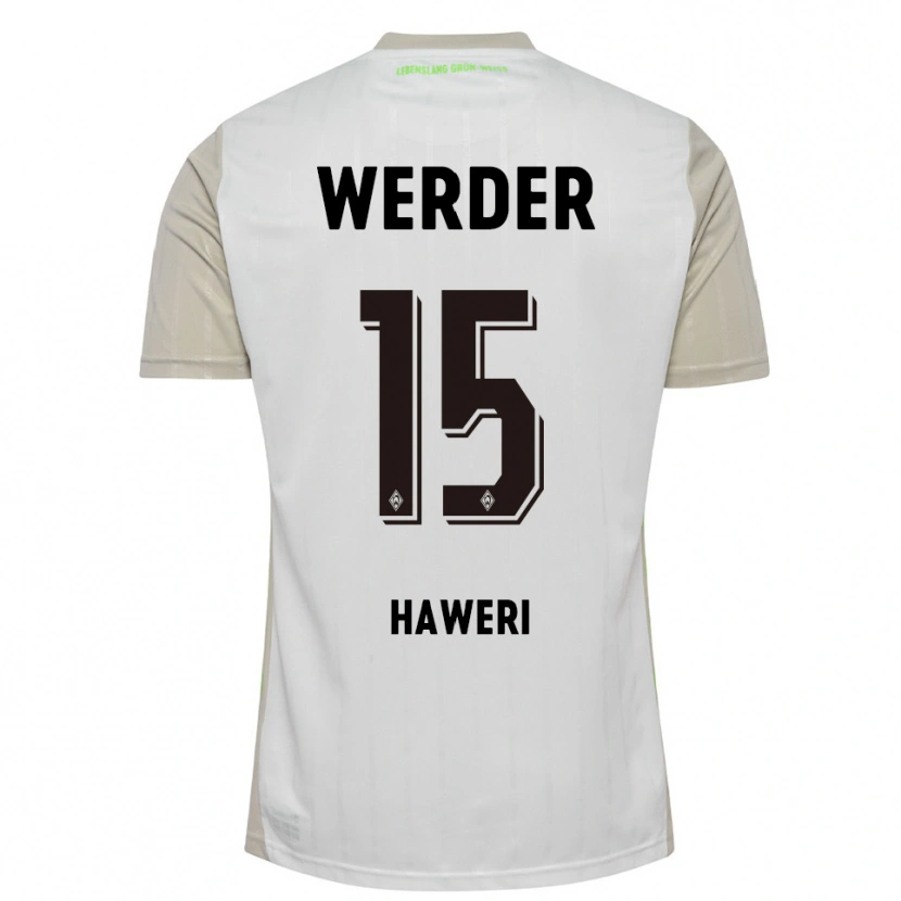 Danxen Damen Adrian Haweri #15 Weiß Schwarz Auswärtstrikot Trikot 2025/26 T-Shirt Österreich