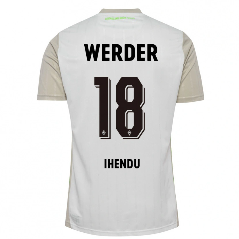 Danxen Damen Daniel Ihendu #18 Weiß Schwarz Auswärtstrikot Trikot 2025/26 T-Shirt Österreich