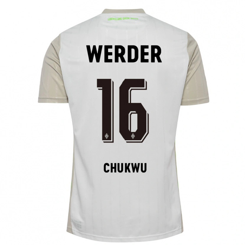 Danxen Damen Emmanuel Chukwu #16 Weiß Schwarz Auswärtstrikot Trikot 2025/26 T-Shirt Österreich