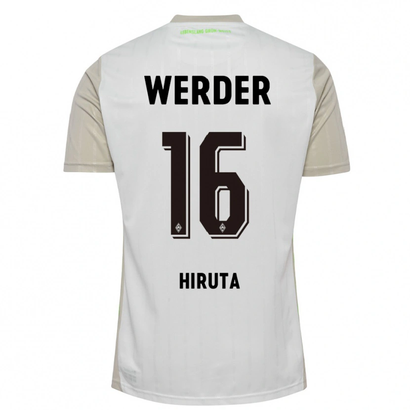 Danxen Damen Ikumi Hiruta #16 Weiß Schwarz Auswärtstrikot Trikot 2025/26 T-Shirt Österreich