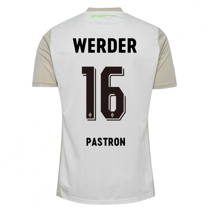 Danxen Damen Alvin Pastron #16 Weiß Schwarz Auswärtstrikot Trikot 2025/26 T-Shirt Österreich
