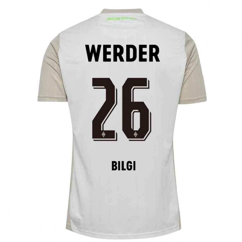 Danxen Damen Süleyman Bilgi #26 Weiß Schwarz Auswärtstrikot Trikot 2025/26 T-Shirt Österreich