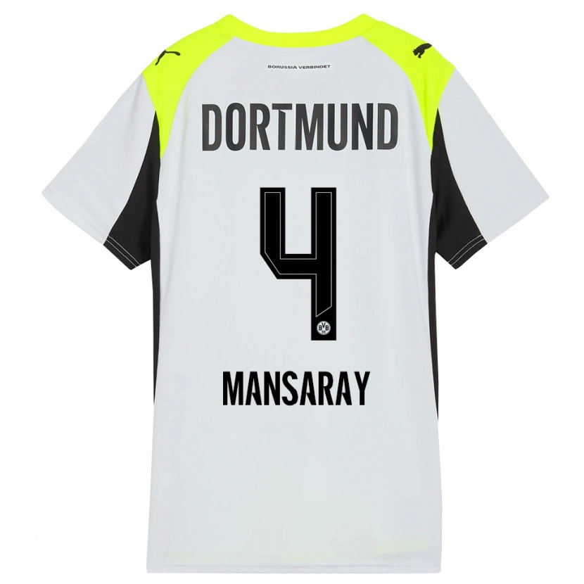 Danxen Damen Ismael Mansaray #4 Fluoreszierendes Gelb Auswärtstrikot Trikot 2025/26 T-Shirt Österreich