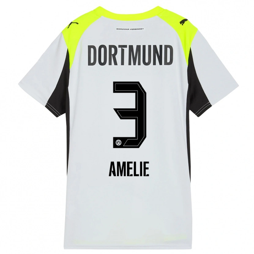 Danxen Damen Berger Amelie #3 Fluoreszierendes Gelb Auswärtstrikot Trikot 2025/26 T-Shirt Österreich