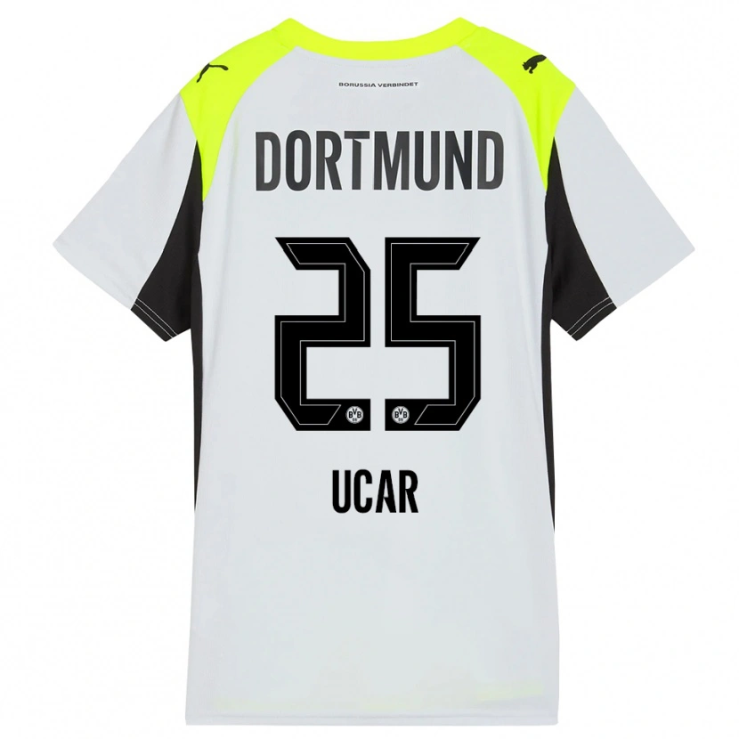 Danxen Damen Leys Ucar #25 Fluoreszierendes Gelb Auswärtstrikot Trikot 2025/26 T-Shirt Österreich
