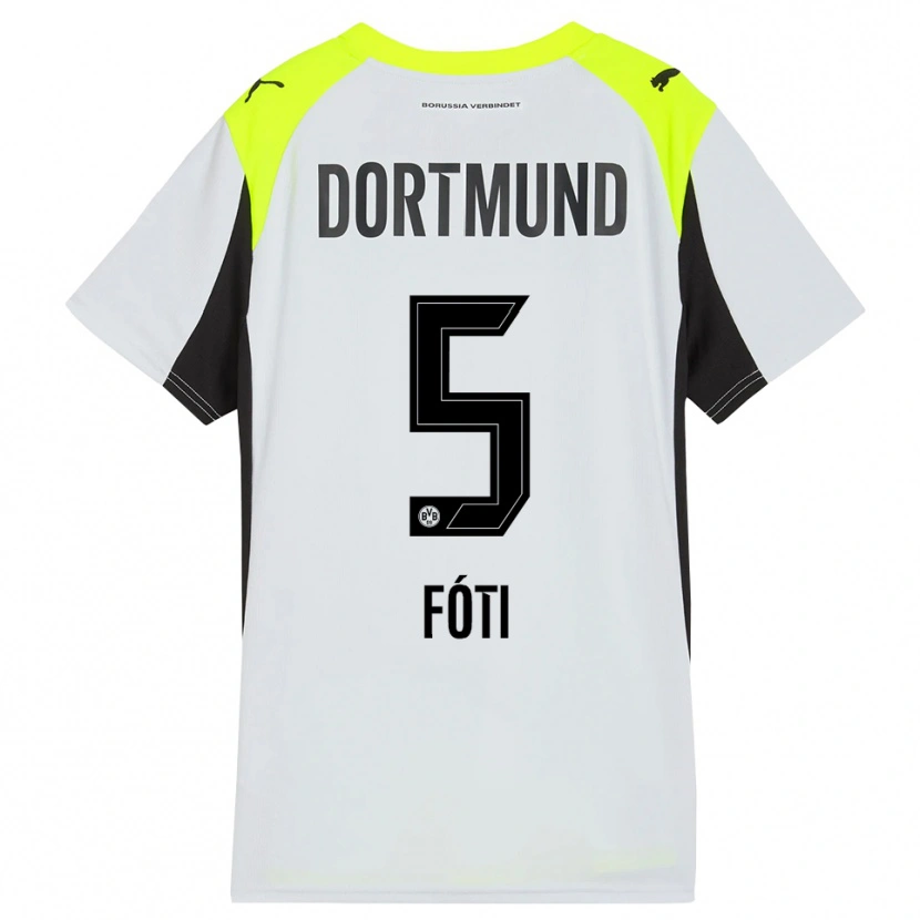 Danxen Damen Antonio Foti #5 Fluoreszierendes Gelb Auswärtstrikot Trikot 2025/26 T-Shirt Österreich