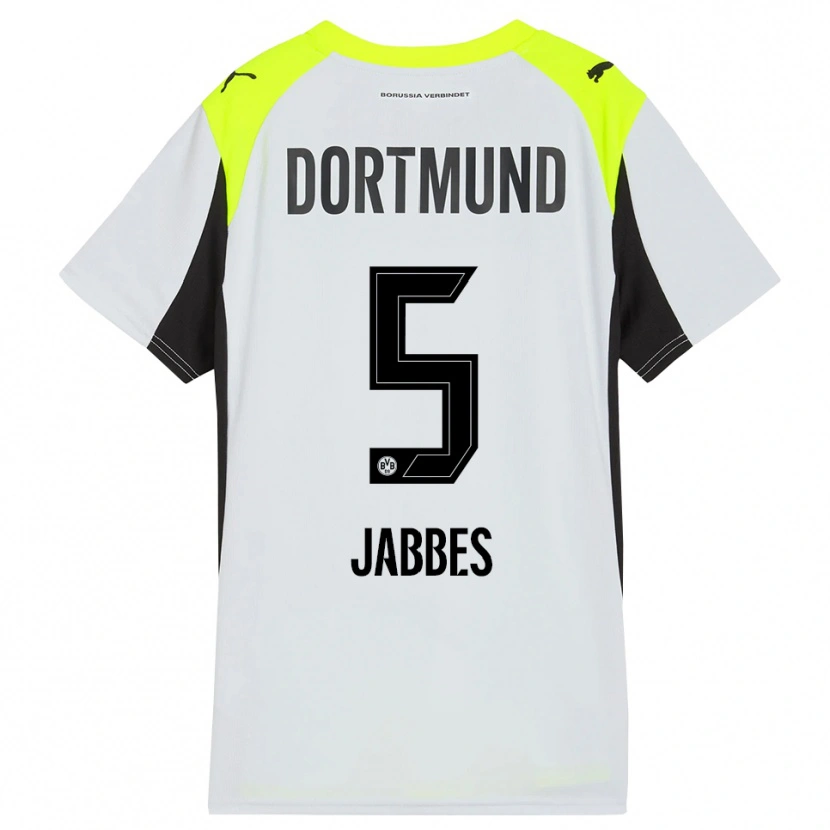 Danxen Damen Jasmin Jabbes #5 Fluoreszierendes Gelb Auswärtstrikot Trikot 2025/26 T-Shirt Österreich