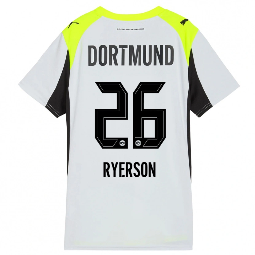 Danxen Damen Julian Ryerson #26 Fluoreszierendes Gelb Auswärtstrikot Trikot 2025/26 T-Shirt Österreich