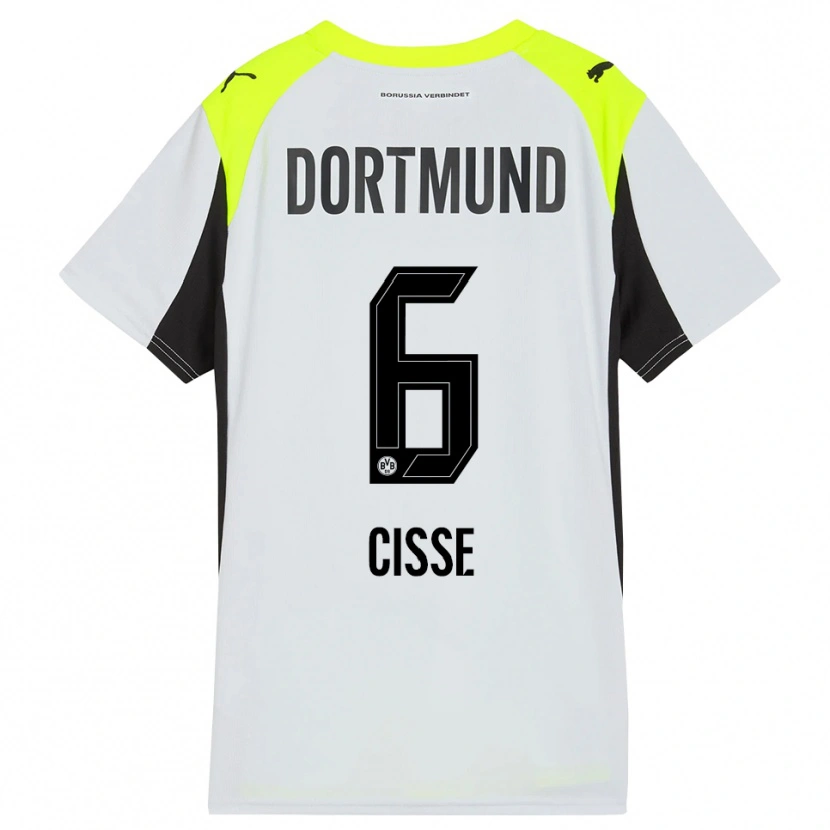 Danxen Damen Faroukou Cisse #6 Fluoreszierendes Gelb Auswärtstrikot Trikot 2025/26 T-Shirt Österreich