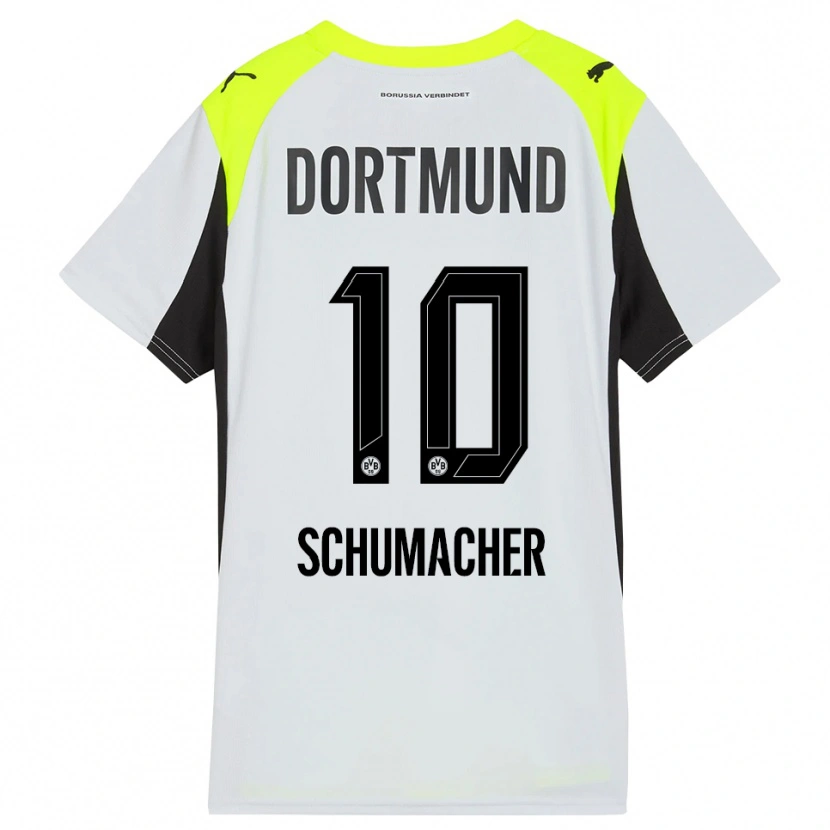 Danxen Damen Rita Schumacher #10 Fluoreszierendes Gelb Auswärtstrikot Trikot 2025/26 T-Shirt Österreich