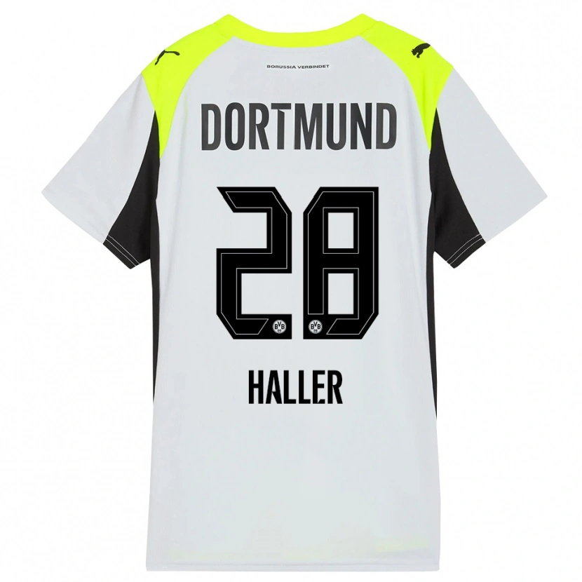 Danxen Damen Sébastien Haller #28 Fluoreszierendes Gelb Auswärtstrikot Trikot 2025/26 T-Shirt Österreich