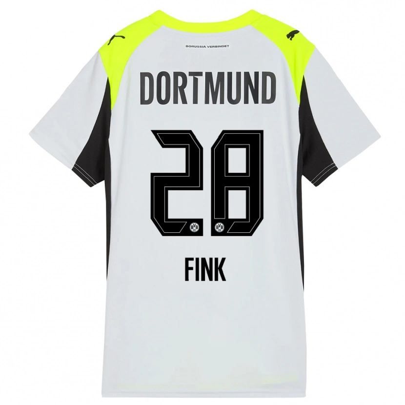 Danxen Damen Bradley Fink #28 Fluoreszierendes Gelb Auswärtstrikot Trikot 2025/26 T-Shirt Österreich