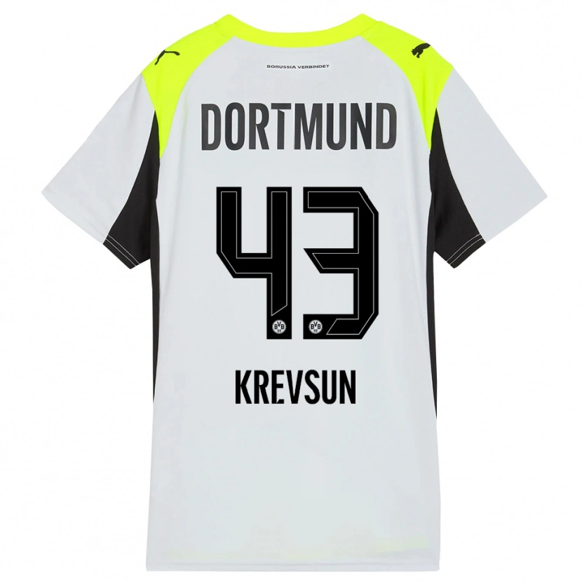 Danxen Damen Danylo Krevsun #43 Fluoreszierendes Gelb Auswärtstrikot Trikot 2025/26 T-Shirt Österreich