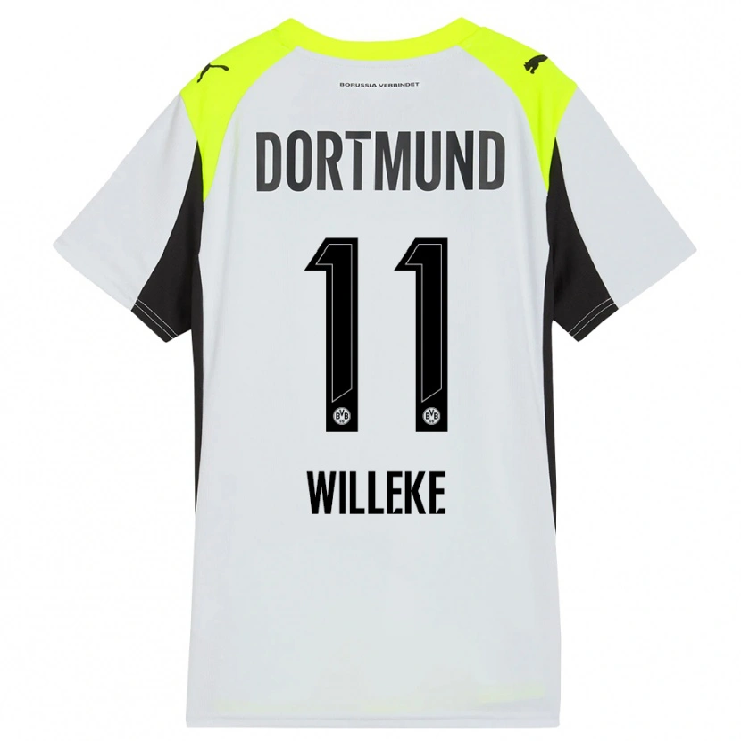 Danxen Damen Nora Willeke #11 Fluoreszierendes Gelb Auswärtstrikot Trikot 2025/26 T-Shirt Österreich