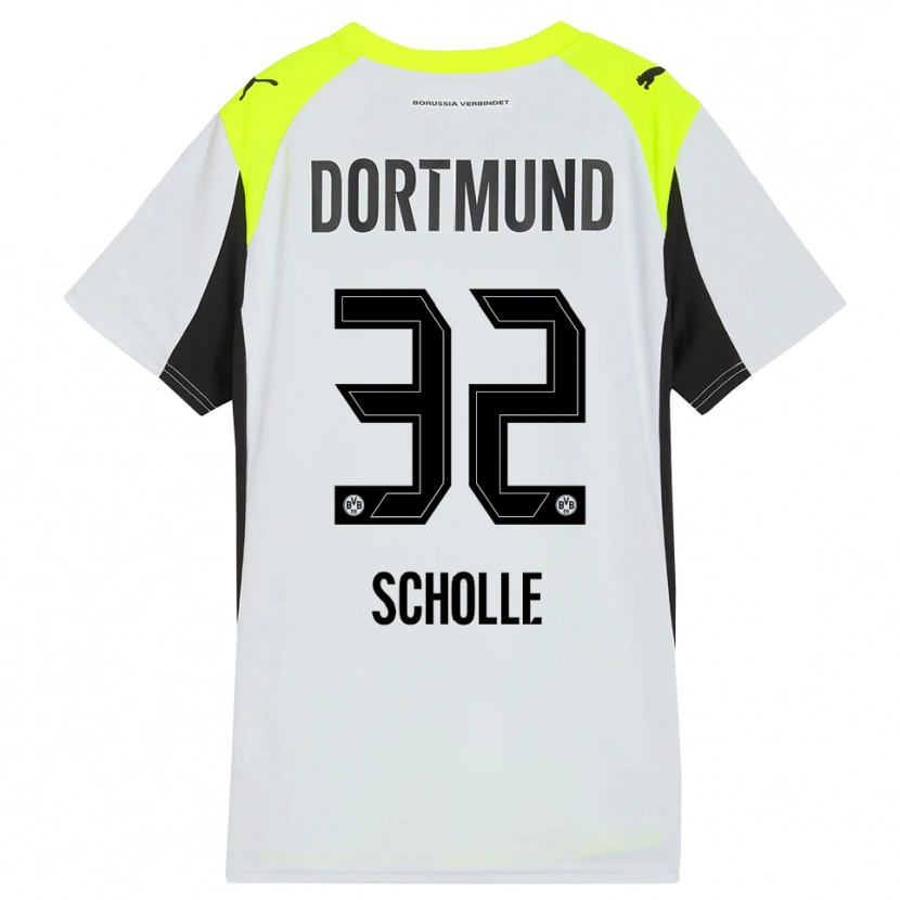 Danxen Damen Mia Scholle #32 Fluoreszierendes Gelb Auswärtstrikot Trikot 2025/26 T-Shirt Österreich