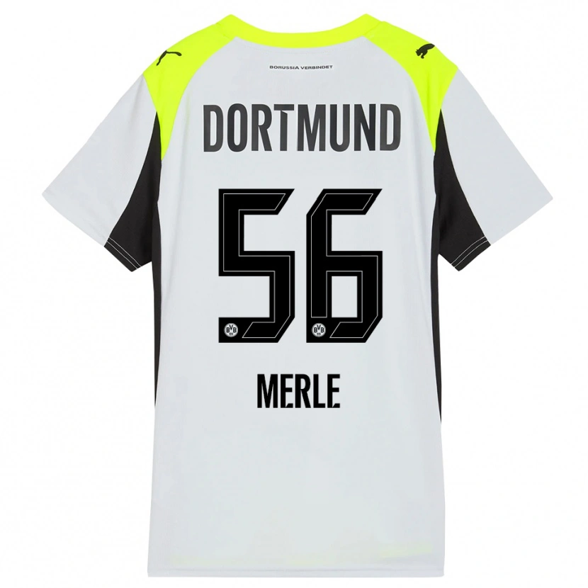 Danxen Damen Albers Merle #56 Fluoreszierendes Gelb Auswärtstrikot Trikot 2025/26 T-Shirt Österreich